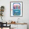 Stupell Industries Silly Sardines Blue Tin Floating Frame, design by Courtney Prahl